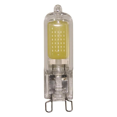 G9 2W 220V 3000K COB LED-lamp in glas