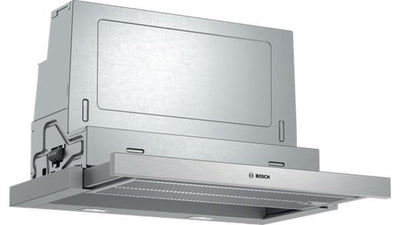 Hotte serie 4 télescopique 60cm, metalLook, EcoSilence drive, 3 niveaux + 1 intensif, 398 / 727,7m³