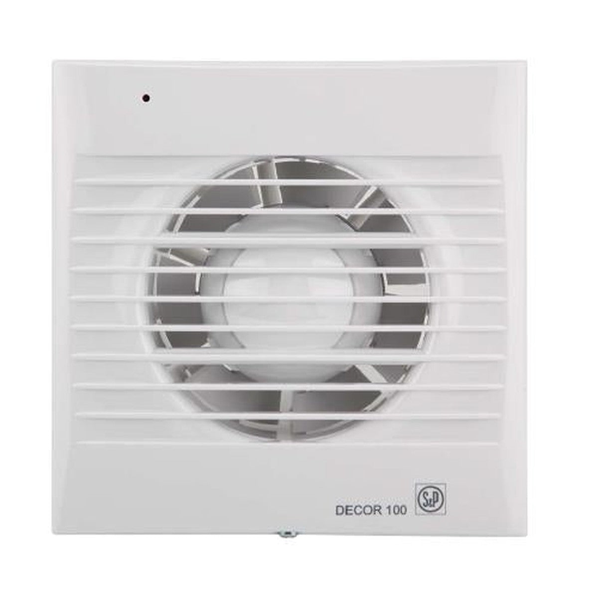 Badkamer afzuigventilator 95m³/h + timer