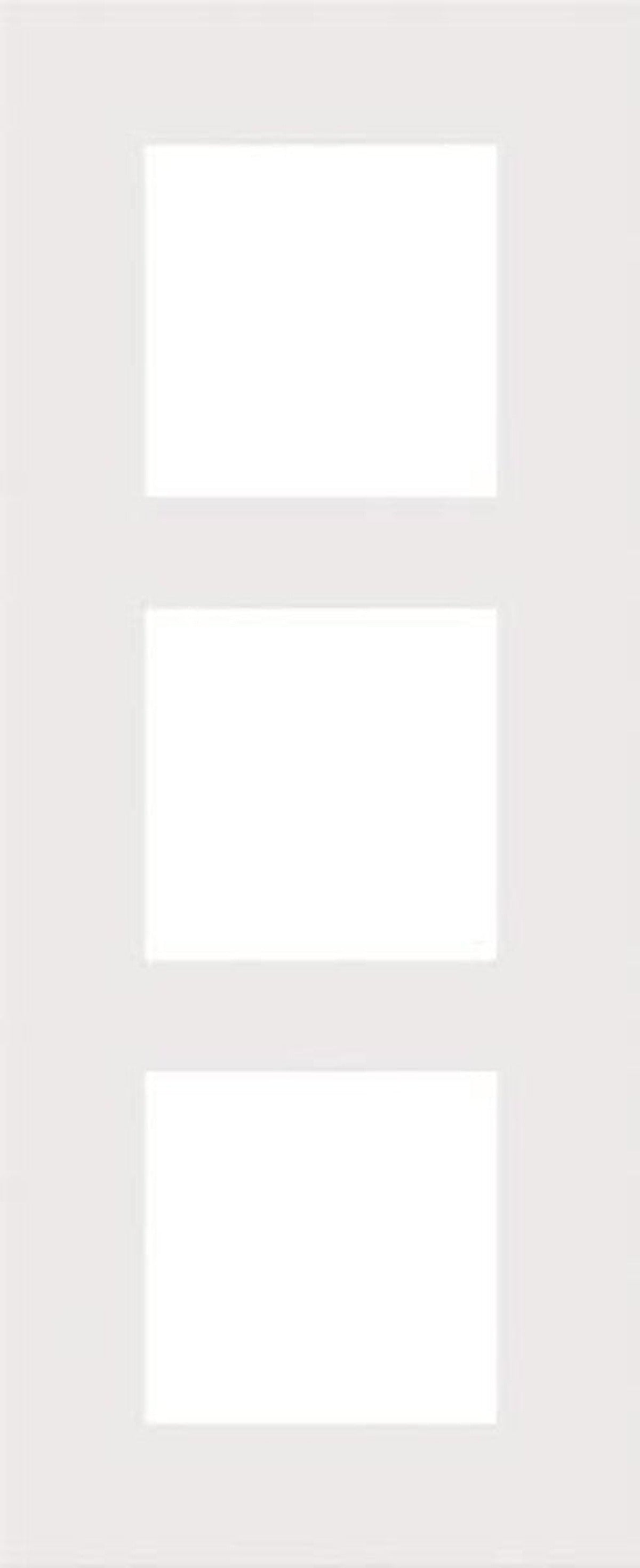 Plaque triple verticale entraxe 60mm White Steel