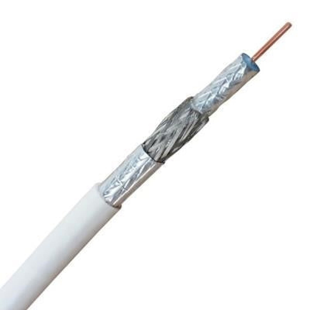 Câble coaxial approuvé Telenet Pvc6 en rouleau de 200m classe CPR: CCA s1s1a1