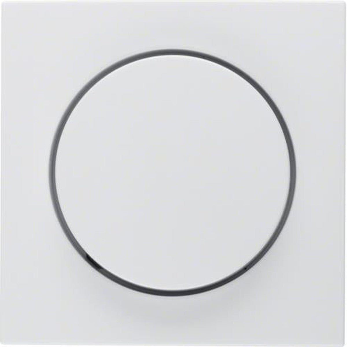 Berker S.1 IP44 draaidimmer afdekplaat, poolwit, glanzend