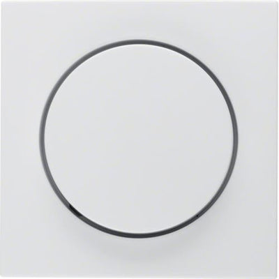 Berker S.1 IP44 draaidimmer afdekplaat, poolwit, glanzend