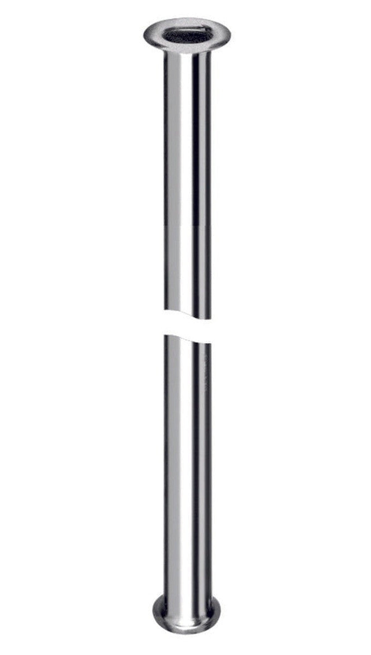 Schell koperen buis 3/8" vlotteraansluiting Lo 700 mm verchroomd