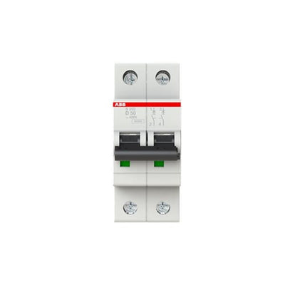 6kA S202 D-curve 50A bipolaire stroomonderbreker