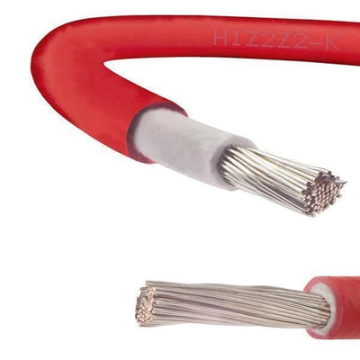 Câble solaire rouge 6mm² bobine 1000m