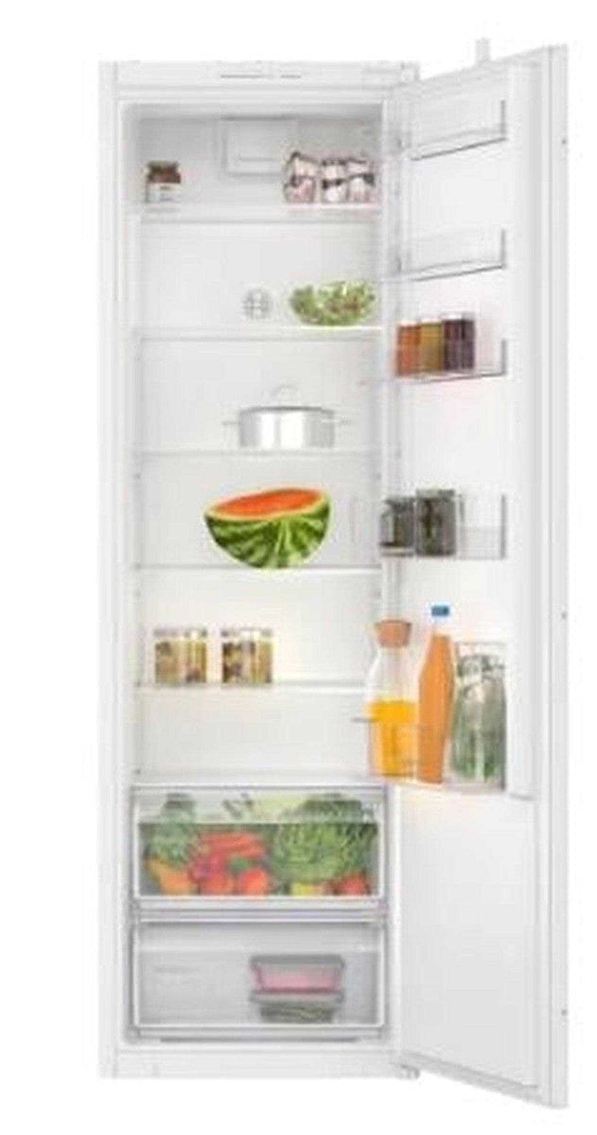 Koelkast - Inbouwkoelkast Serie 2 met één deur - 177,5 cm, energieklasse E, 35 dB, multibox, LED-verlichting