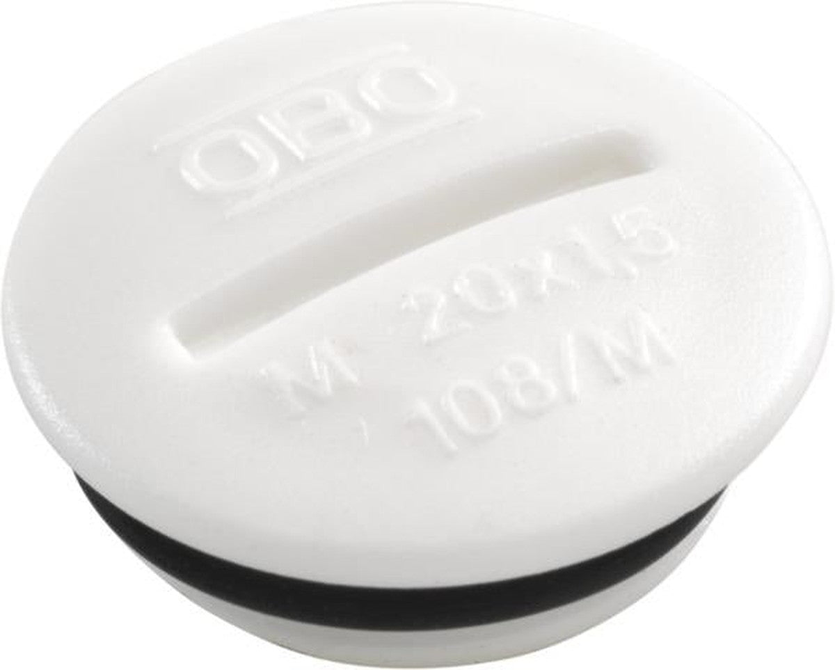 M20 witte jaloezieplug