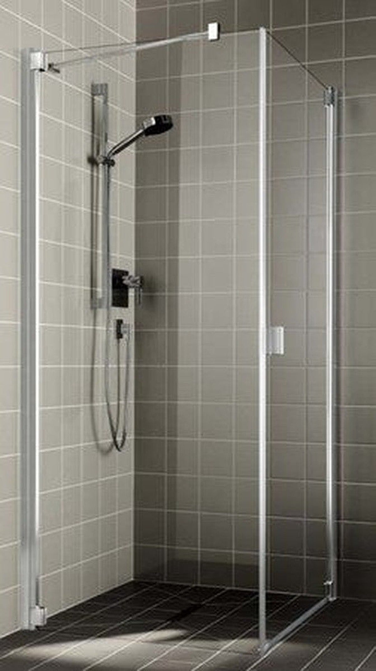 Kermi Raya paroi fixe gauche 900x2000 mm mat