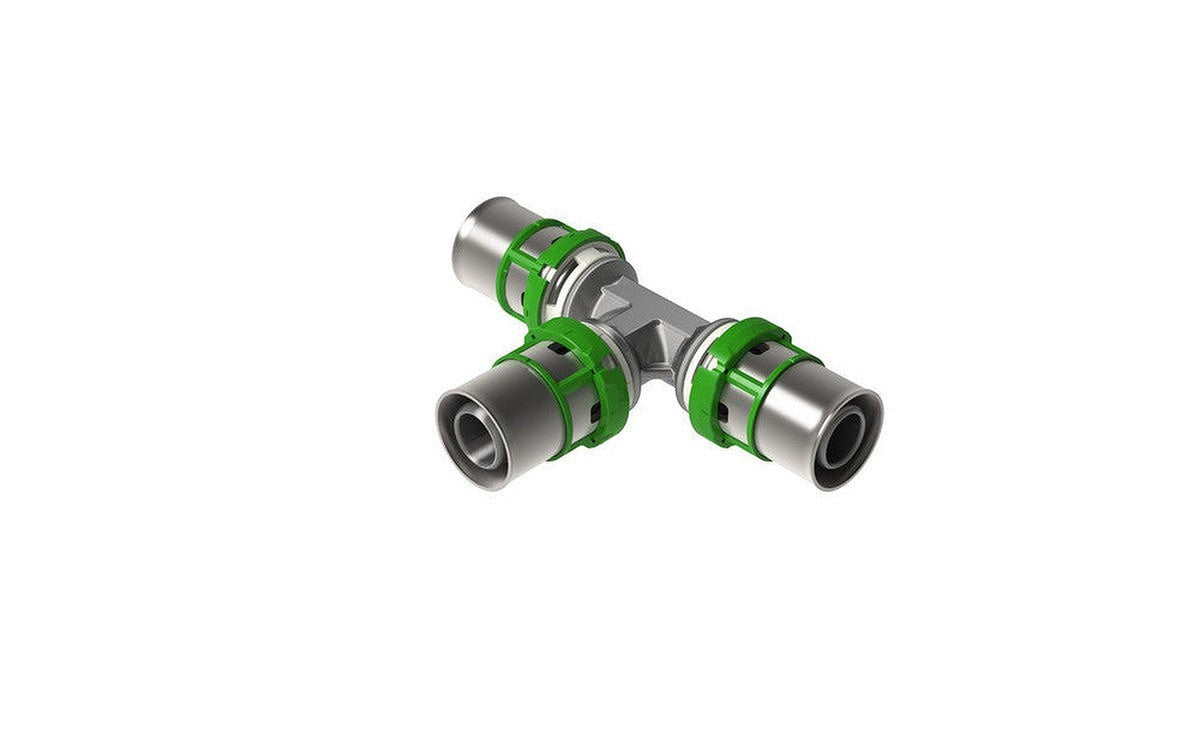 T-stuk meerlagenbuis Comap Skinpress 3x32 mm