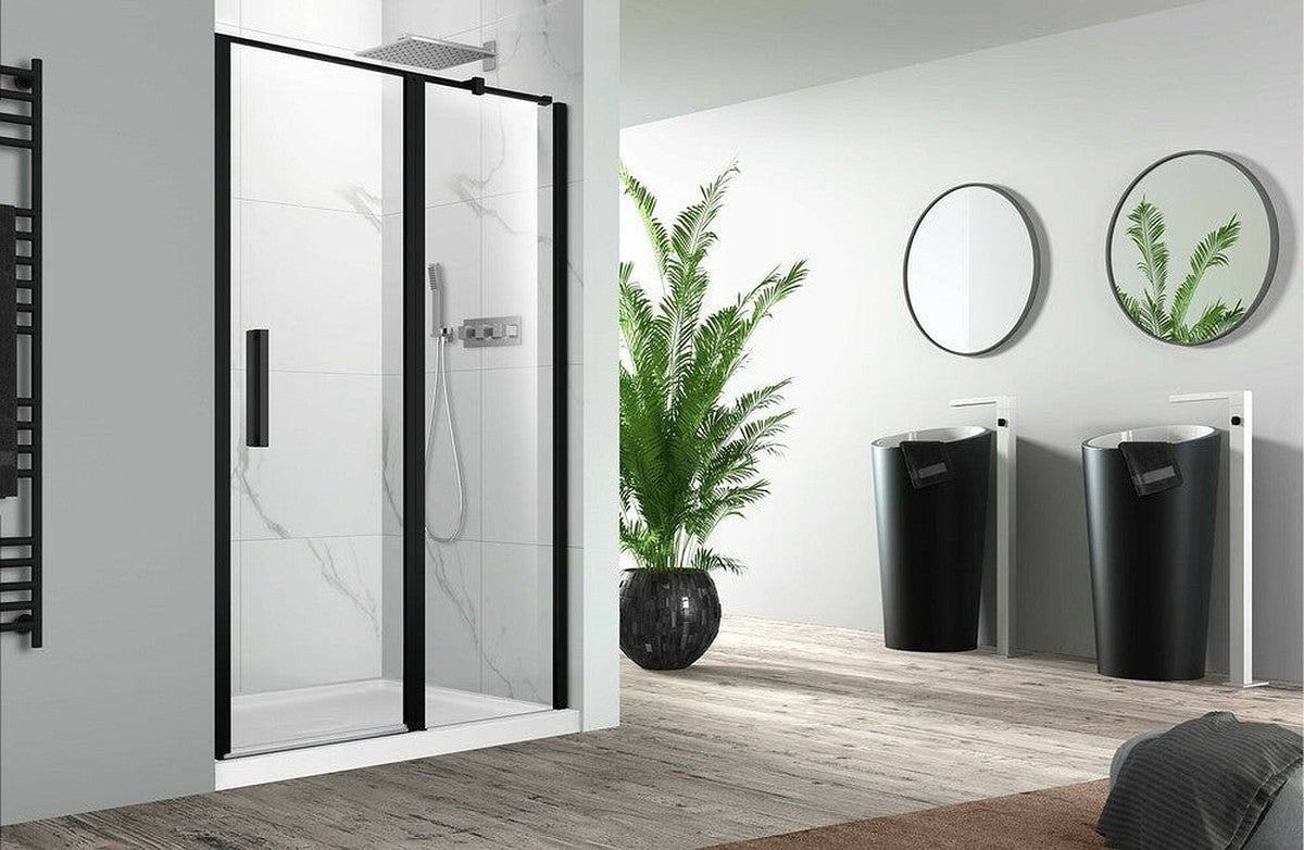 Van Marcke Pina XL Pivot Door 800x2000mm Matte Black