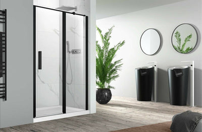 Van Marcke Pina XL Pivot Door 800x2000mm Matte Black