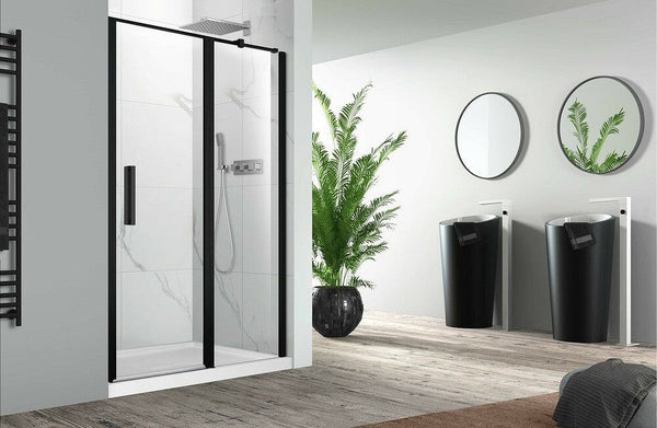 Van Marcke Pina XL porte pivotante 800x2000mm noir mat