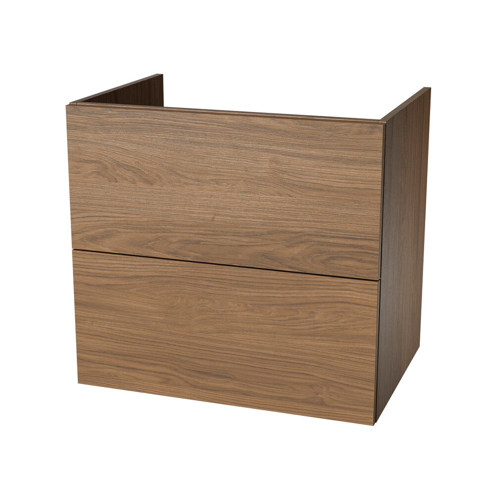 Van Marcke Novo 45 Due sous-meuble L600xH650xP455mm 2tiroirs Castello Oak Brown