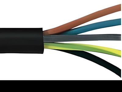 Ctfb / N 5 G 10 Noir (H07RN-F) sur bobine de 500m classe CPR: ECA