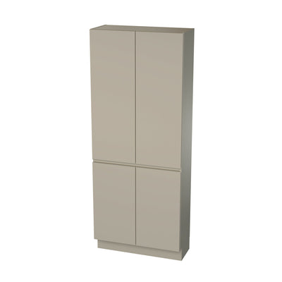 Van Marcke Fortitudo Tre armoire colonne L800xH2000xP340mm 4portes taupe