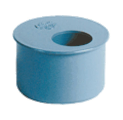 Nicoll raccord à coller PVC tampon de réduction excentrique MF D 110 x D 50 gris