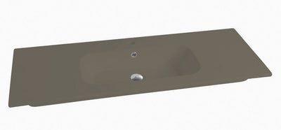Van Marcke Cettina porcelain countertop 1 sink 1210x465x170mm taupe