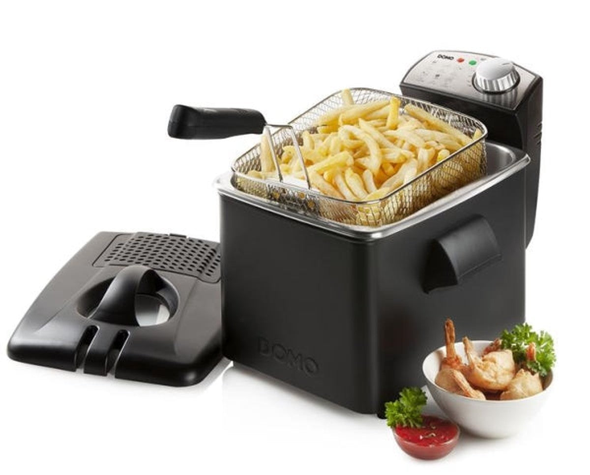 Friteuse Inox Noir - 3200W - 4,5L