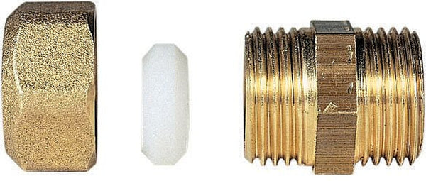 Tecal Fuel line fitting 1/4"M-8mm