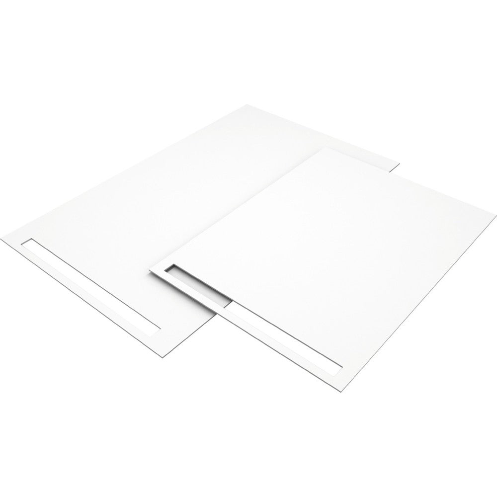 Wedi Top pour Fundo Riolito Neo 1800x900x6mm rectangle drain décentralisé blanc