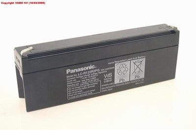 Panasonic 12V 2,2Ah oplaadbare batterij, 178 x 34 x 66 mm
