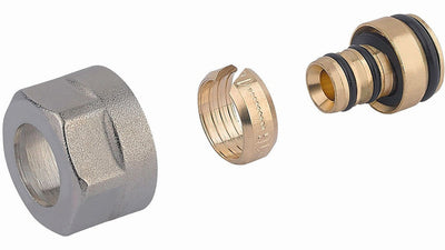 Euroconuskoppeling ALUPEX Ec3/4-18x2mm