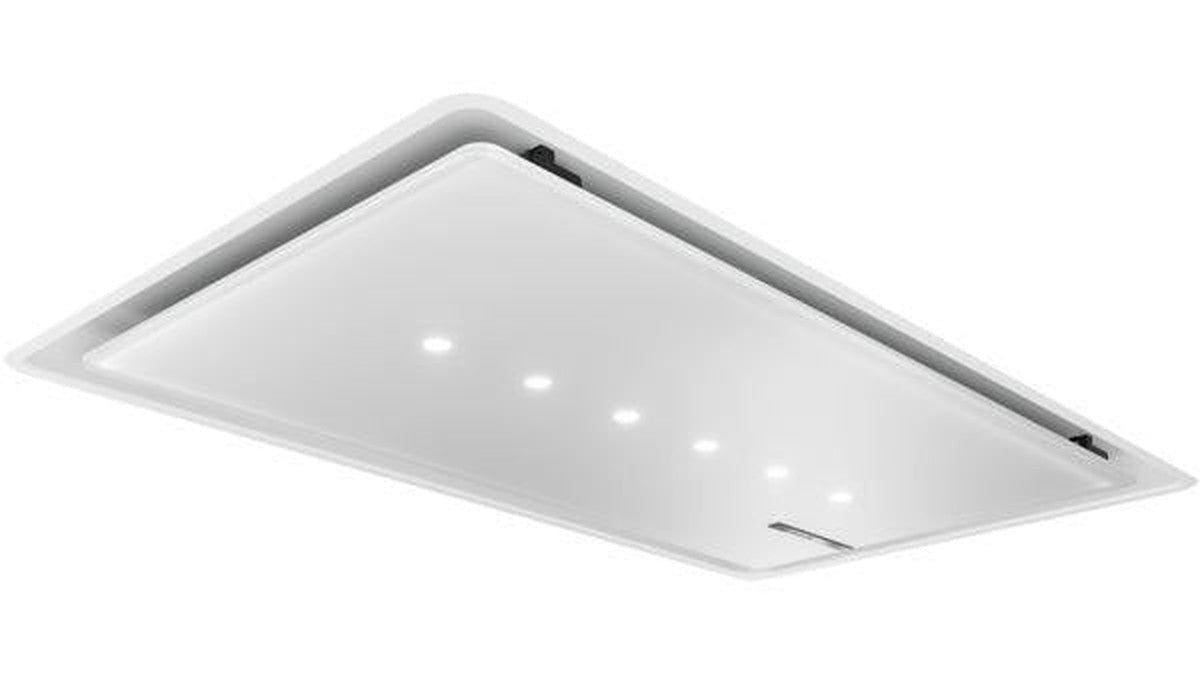 Hotte serie 8 hotte pour plafond - groupe d'extraction 90cm, Blanc, EcoSilence drive, 3 niveaux + 2