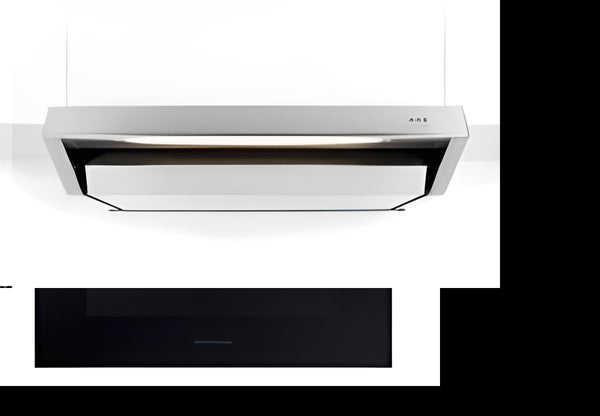 Novy 60 cm roestvrijstalen inbouwafzuigkap met stille werking - 115 W - 350 m³/u