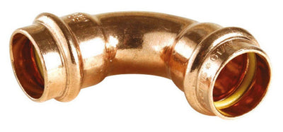 Conex Bänninger B-profiel persfitting koper gas bocht 90° FF 54