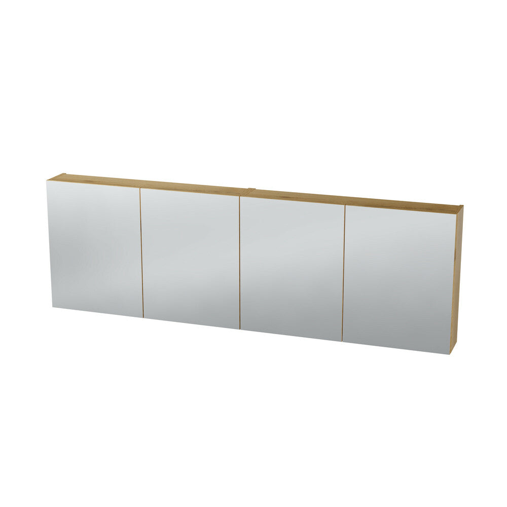 Van Marcke Nebulo armoire de toilette L1800xH650xP178 4 portes simple face Halifax Gold