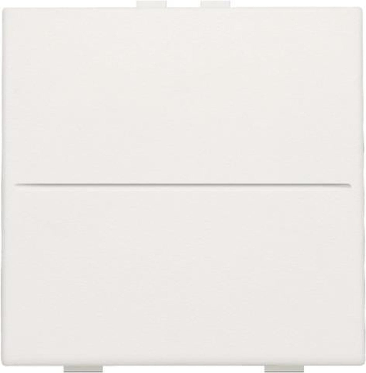 Single touch for wireless switch or 2-button control push-button White