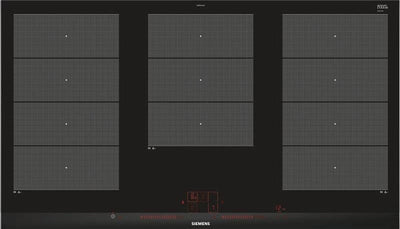 IQ700 90cm inductiekookplaat, flexInduction, 5 zones, 3 flexZones, dubbele lichtschuif met 17