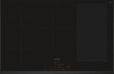 Table de cuisson IQ700 induction 80cm, flexInduction, 5 zones, 1 flexZone, touchSlider avec 17 posit