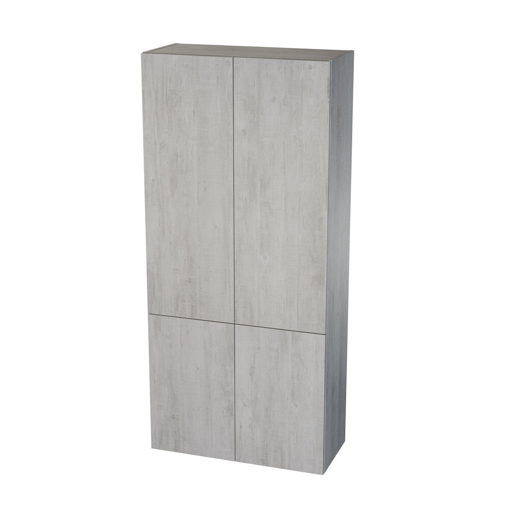 Van Marcke Novo Due armoire L800xH1720xP360mm 4portes Grey Concrete