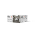 ENSEMBLE LAVE-MAINS ALONI ESSI COMPLET – AVEC LAVE-MAINS DROITE, ROBINET, BONDE DE VIDANGE ET SIPHON – BLANC BRILLANT - CHROME