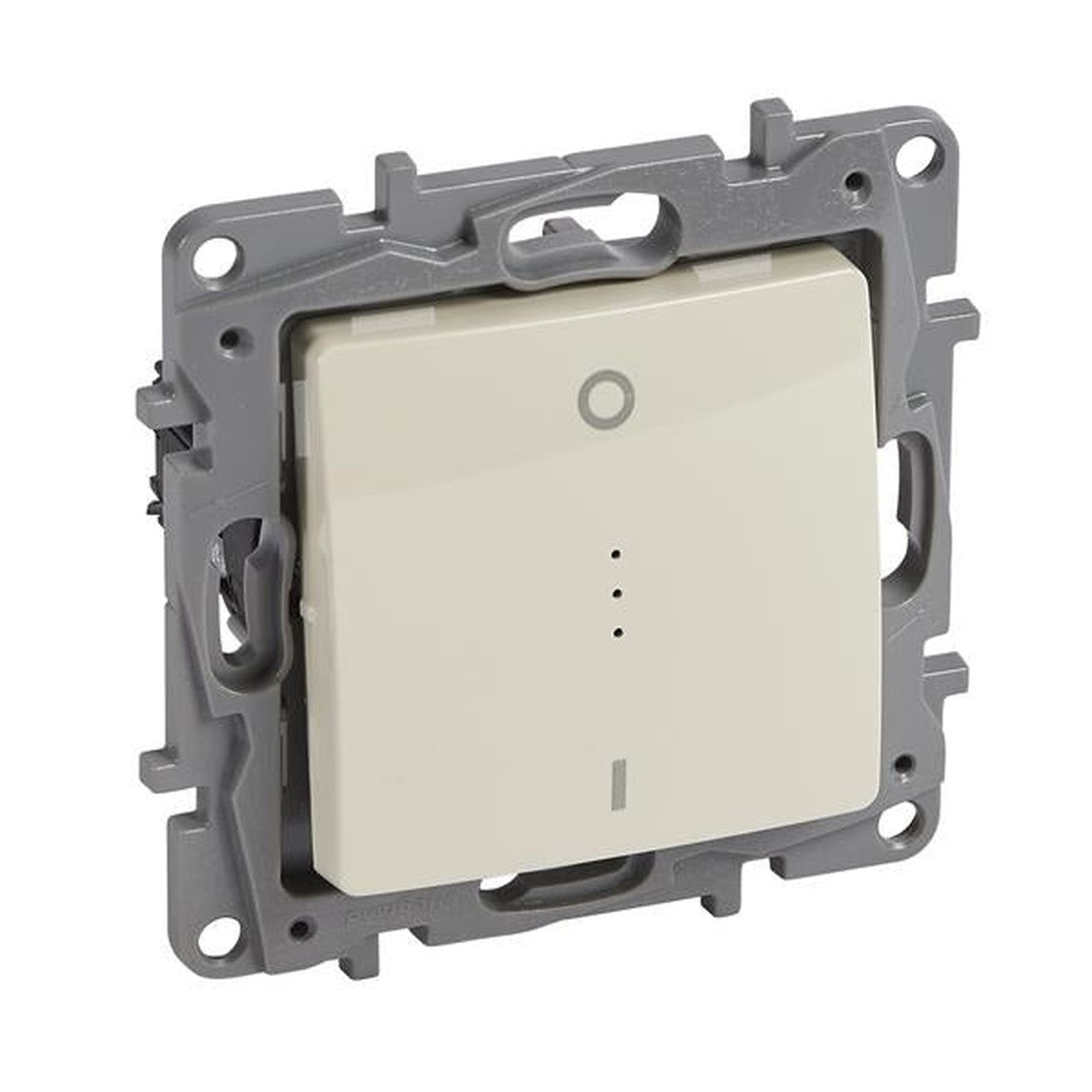 Niloé interrupteur bipolaire à voyant 20A 250V Crème à griffes