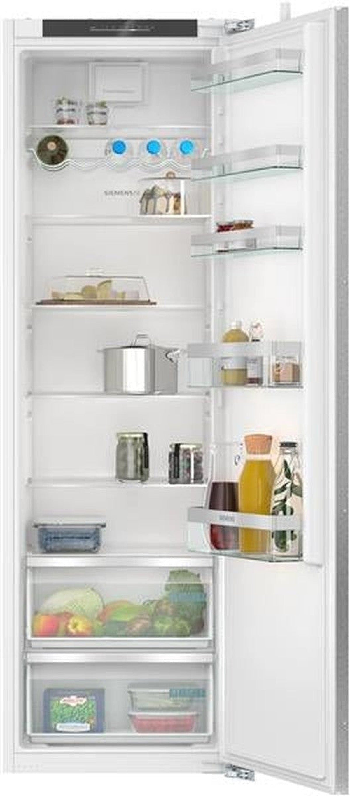 Inbouwkoelkast - IQ300 koelkast met één deur - 177,5 cm, energieklasse E, 35 dB, FreshBox, LED-display