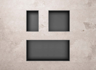 ALONI NICHE ENCASTRÉE (300X600X100MM) - GUNMETAL