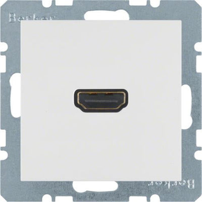Berker S.1 / B.3 / B.7 HDMI-aansluiting, Polar wit, mat