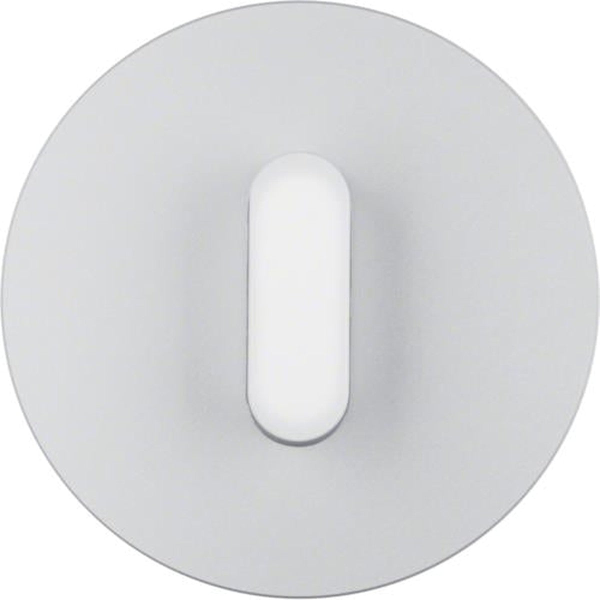 Afdekplaat met handgreep voor draai-/drukknop, R.classic-serie, aluminium, wit