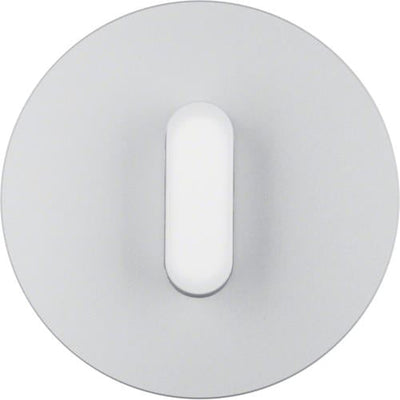 Afdekplaat met handgreep voor draai-/drukknop, R.classic-serie, aluminium, wit