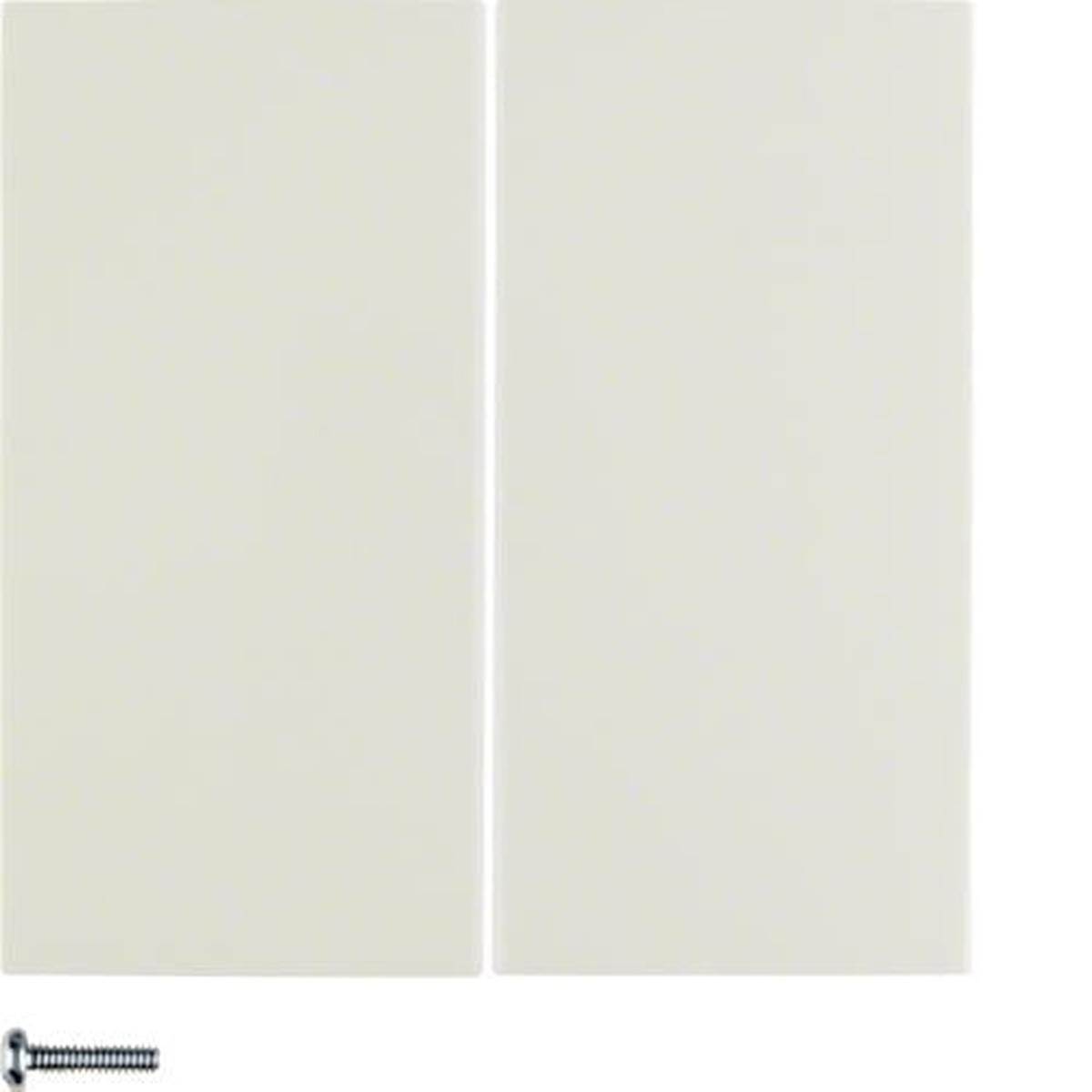 Quicklink KNX S.1 / B.3 / B.7 Dubbele radiodrukknop - Glanzend wit