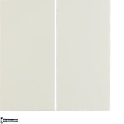 Quicklink KNX S.1 / B.3 / B.7 Dubbele radiodrukknop - Glanzend wit
