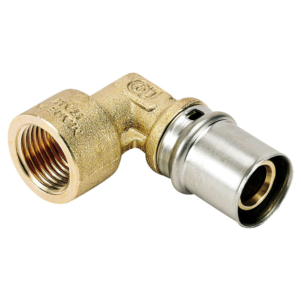 SYSTEMPEX coude 90° tube alu raccord à sertir 40-5/4F