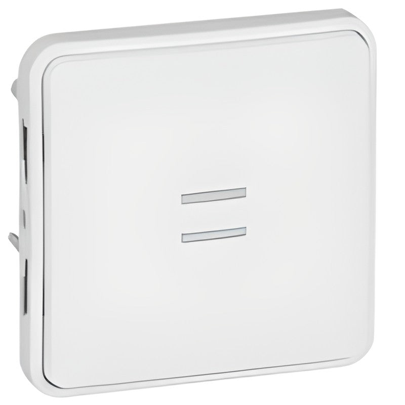 Artic poussoir lumineux 10AX 250V Blanc antibactérien