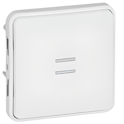 Artic poussoir lumineux 10AX 250V Blanc antibactérien