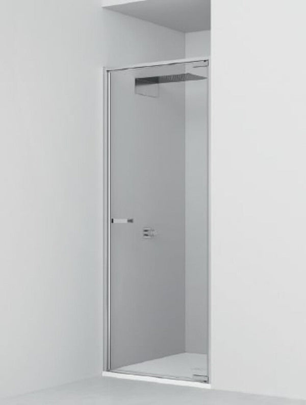 Arblu Filo porte pivotante 90CMx200CM profils blancs verre transparent