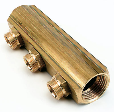 Comap collecteur prémonté nipples 9810JT 4/4"FF M22 entraxe 50mm 5circuits