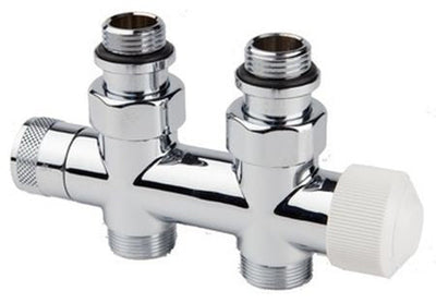 STRAIGHT CHROME DESIGN VALVE BODY 3/4'' EK 1/2'' M30
